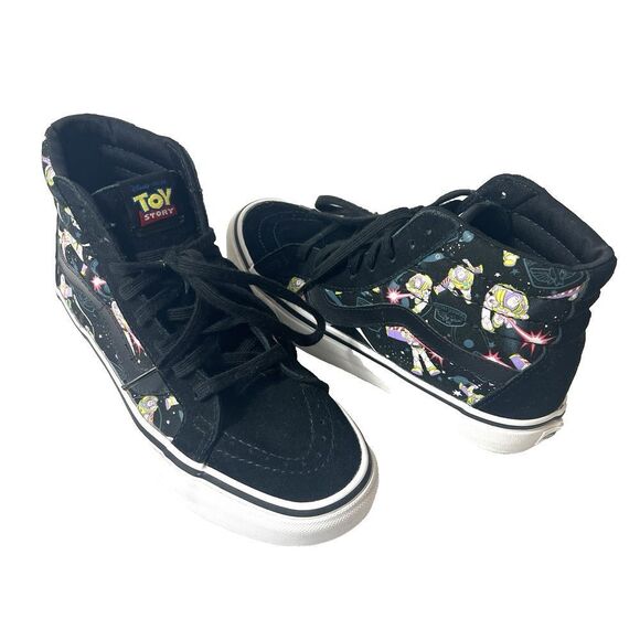 Vans x Disney SK8 Hi Women 7.5 Sneaker Pixar Toy Story Buzz Lightyear Men 6 Shoe - Picture 2 of 11